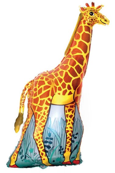 FolienballonShape (F) 'Giraffe', ca. 120 x 64 cm