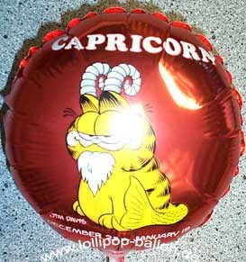 Folienballon-Stecker 'Garfield-Capricorn / Steinbock'