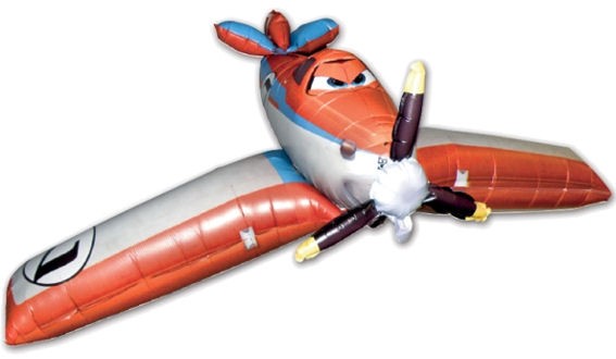 AirWalker, Folienballon (K) 'Disney Planes', ca. 48 x 166 cm