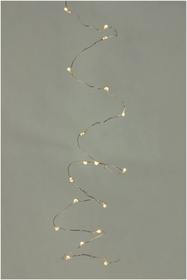 20er LED - Lichterkette mit Timer, Indoor, warmweiß, ca. 2,20 mtr.