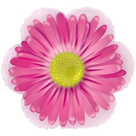 Folienballon-Stecker 'Pink Daisy'