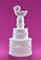 24x Seifenblasen Hochzeit Torte Box weiss Wedding Bubbles gefüllt vintage 