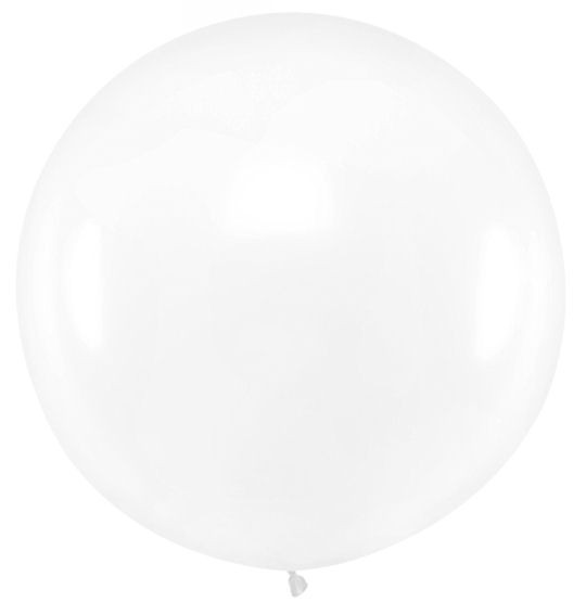 transparent-klar, Latex-Riesenballon, ca. 100 cm Ø / 314 cm Umfang