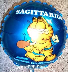 Folienballon-Stecker 'Garfield-Sagittarius / Schütze'