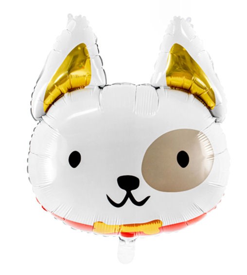 Folienballon Shape (E) 'Cute Dog - Süsser Hund', ca. 45 x 50 cm