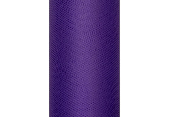 Tüll auf Rolle, violett, ca. 15 cm x 9 mtr.