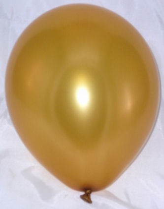 100 Stück Luftballons mit ca. 30 cm Ø, metallic-gold