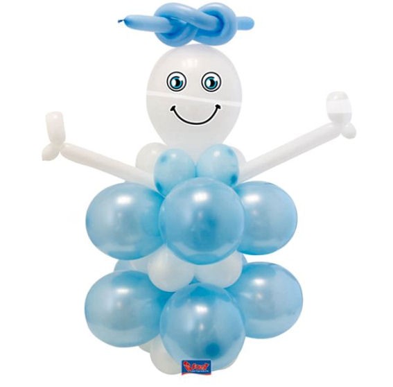 DIY Balloon Kit 'Baby Boy' mit Zubehör und Anleitung
