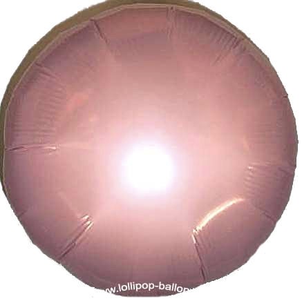 Folien-Rundballon (A), ca. 18" / 45 cm Ø, rosa