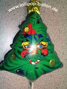 Folienballon-Stecker 'Weihnachtsbaum'