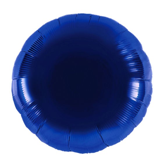 Folien-Rundballon (A), ca. 18" / 45 cm Ø, dunkelblau