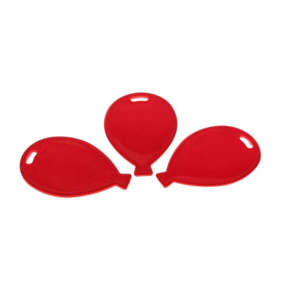 Kleines Ballongewicht 'Ballon', ca. 9 gr. schwer, rot