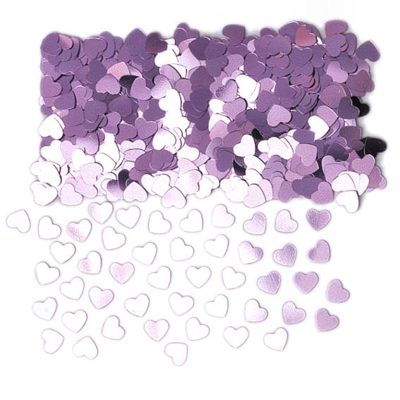 'Sparkle Hearts' rosa, Flitterbox-Streuartikel, ca. 14 gr.