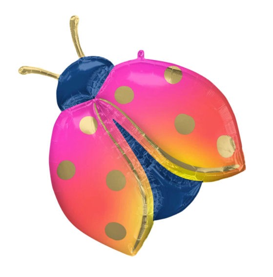 FolienballonShape (F) 'Colorful Ladybug - Bunter Marienkäfer' ca. 83 cm