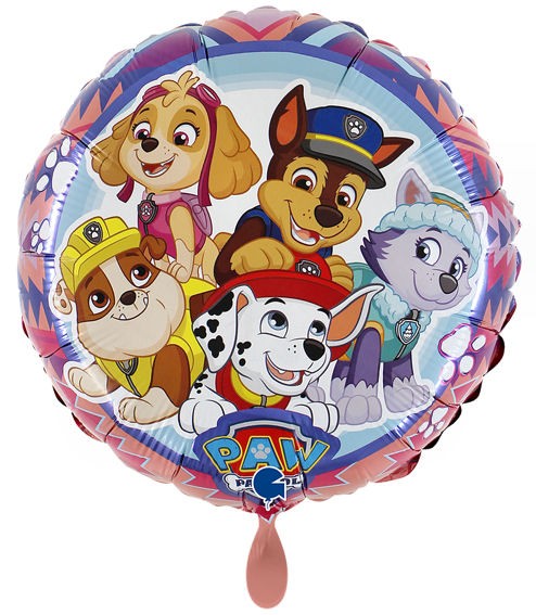 Folien-Rundballon (A) 'Paw Patrol - Adventure', ca. 46 cm Ø