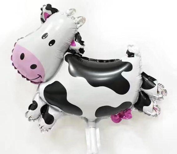 Mini-Folien-LUFTballon 'Cow / Kuh' mit Ventil